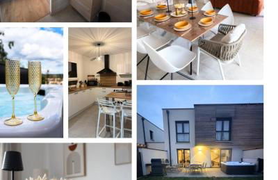 La Bulle Dorée Luxury private Jacuzzi House 4 BR Tourist Center - Foto 10