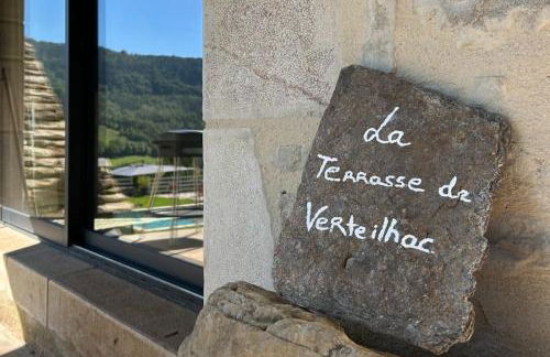 Banassac Canilhac Gite pour 4 personnes avec piscine partagée et vue panoramique en Lozère - Foto 6