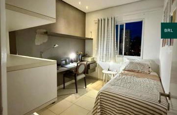 Apartamento completo com 3 SUÍTES - Piscina, Academia, Varanda Gourmet com uma vista privilegiada - Hospedagem à altura da COP30 - Foto 3