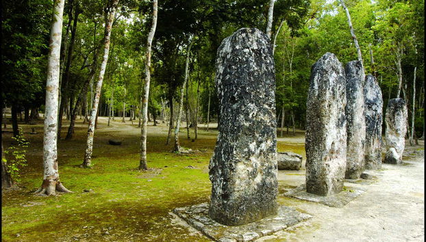 Vestigios mayas de Calakmul