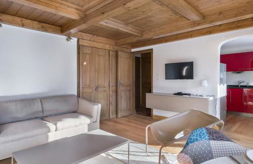 Spacieux T2 rénové avec Parking et WiFi à Megève, Proche Pistes - FR-1-453-68 - Foto 1