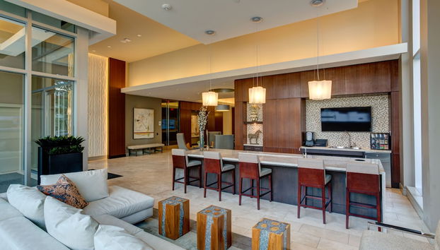 Zona de estar del vestíbulo