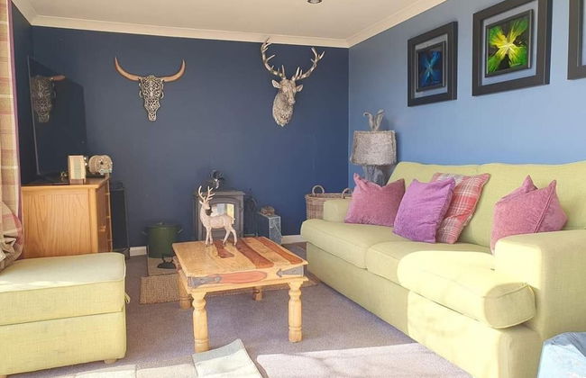 2bed Chalet Sleeps 5 - Dogs Free, Parking, Seaview - Foto 11