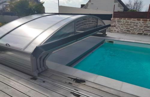 Magnifique longère avec piscine chauffée à 3 mn d'Audierne et 8 mn de pont croix , parking privé - Photo 14