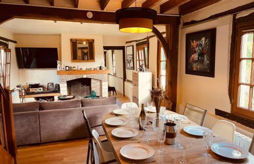 Beautiful Normandy Longere, billiards, heated pool - Foto 32