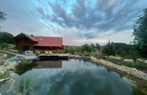 Blockbohlen HolzHaus mit Sauna, Outdoor Jacuzzi und BadeTeich - Foto 78