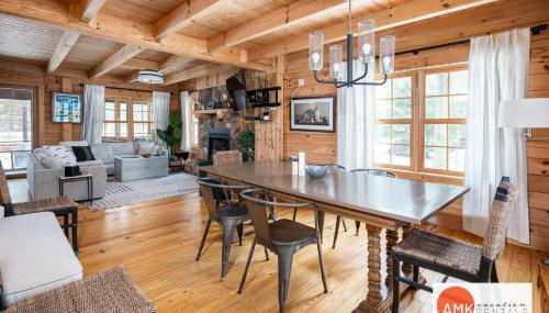 Wonderful Log Cabin near private beach and lake access - Foto 4