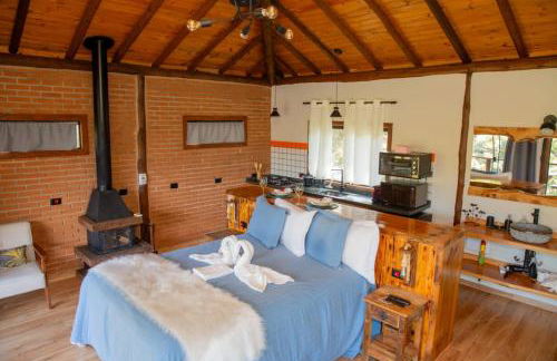 Chalé Valle dos sonhos romântico privativo com hidromassagem e lareira - Foto 6