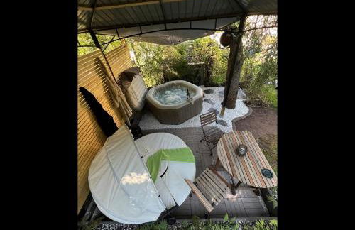 gemütliche rustikale Wohnung mit Kamin und optionalem Whirlpool - Foto 59