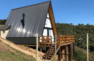 Chalé Alto do Morro 2 - conforto e vista deslumbrante - Foto 26