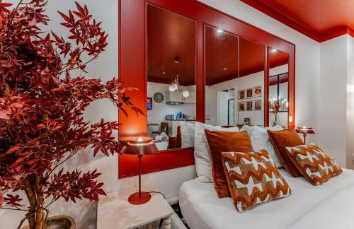 L'Écrin Rouge Escapade Romantique et Balnéo Privé - Foto 32