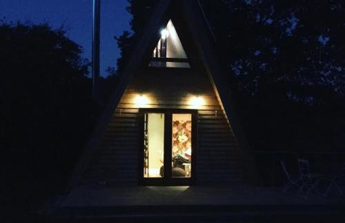 Aframe Tiny Home SILVA with private hot tub - Foto 5