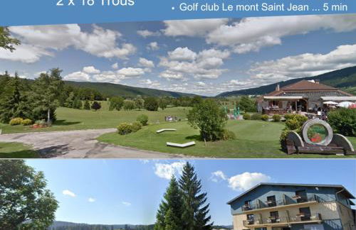 Confortable Studio de montagne avec loggia et jolie vue Les Rousses "Le Flocon des Cimes" Station de ski familiale Jura 39 - Foto 19