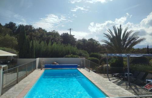 Villa les Palmiers pool spa view of Bavella - Foto 11