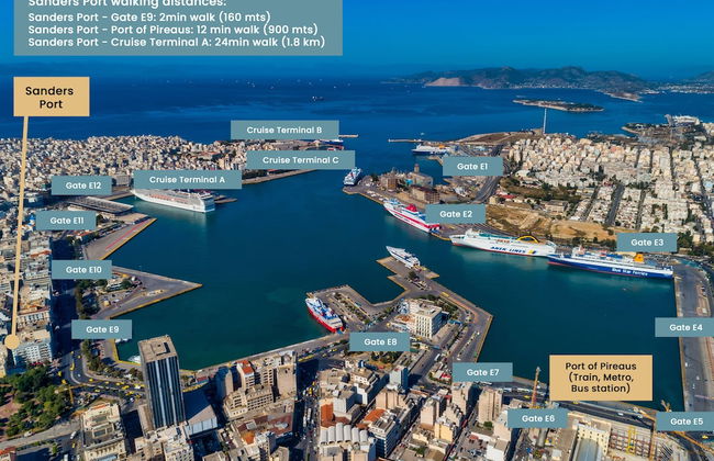 Sanders Port - Endearing Studio Near Piraeus Port - Foto 29