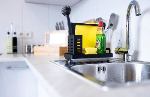 Business Design-Apartment Duisburg - 55qm, Küche & Arbeitsplatz - by Lott Living - Foto 19