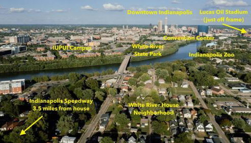 5 mins to Speedway! Walk to Zoo, WR park, IUPUI! - Foto 3