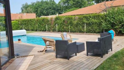 Maison landaise moderne avec piscine chauffée et spa - Foto 4