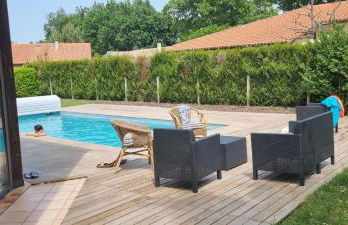 Maison landaise moderne avec piscine chauffée et spa - Foto 4