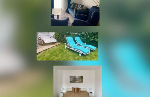 Gemütliche und voll ausgestatette 2 Zimmer Ferienwohnung am Wörthsee mit Terrasse, Grill, Schaukel, Doppelbett oder getrennte Betten fußläufig zu S-Bahn nach München und See, ideal zum Entspannen aber auch zum Arbeiten - Foto 1