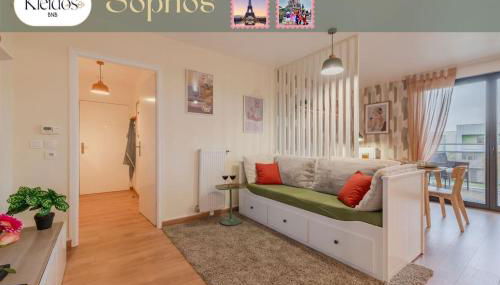 Sophos by Kleidos, Disney 15 min, 1 Lit King Size, appartement pour 6P avec parking - Foto 2