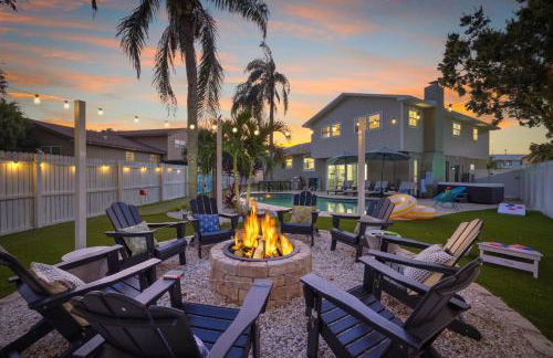 Family Oasis - Pool Hot Tub Games & Near Beach - Foto 51