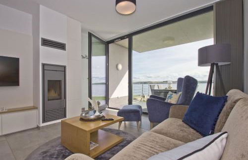 eigene Sauna, moderne Ferienwohnung in Wassernähe mit Meerblick - Ferienwohnung Heimathafen, gratis Nutzung vom AHOI Erlebnisbad und Sauna in Sellin - Foto 8