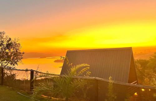Chalé Recanto - ofurô, banheira, vista, cachoeira e lago em Alexânia - Foto 36
