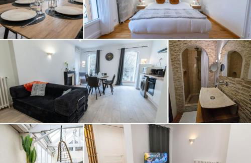 Loft Art Déco Terrasse Verrière Clim Lit king size - Foto 32