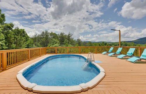 Mountain View and Fire Pit Modern Copperhill Home - Foto 29