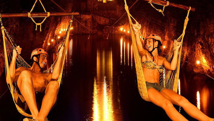 ¡Tour Xplor Fuego Todo Incluido! Transporte redondo desde Cancún y Riviera Maya - Foto 1, Hamacuatizaje