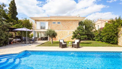 Ferienhaus Villa Ines Pool, BBQ, Homeoffice - Foto 1, Garden, sunbed, Garden view