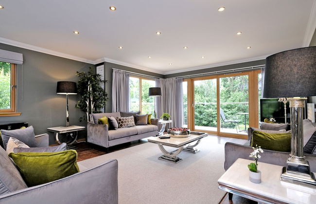 Enchanting Home With Furnished Balcony in Cults, Scotland - Foto 20