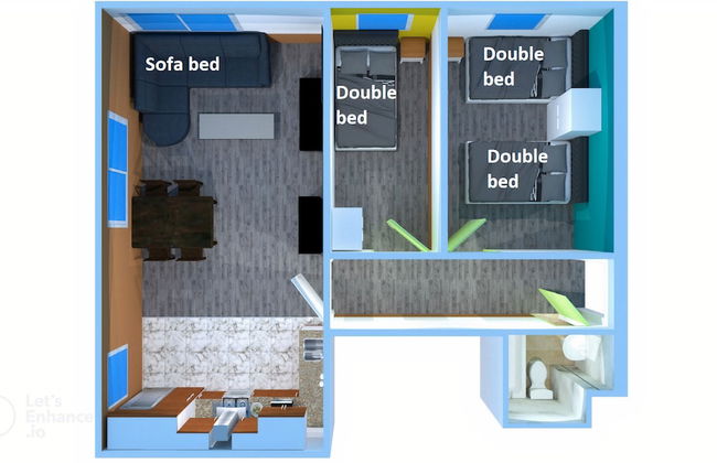 2 bedroom Central Flat with Parking - Foto 13