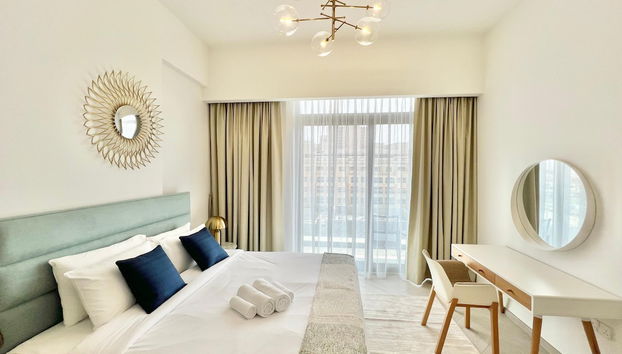 Waves - Comfortable JVC Apt with Balcony - Foto 3, Habitación