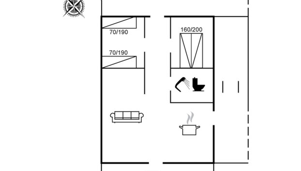 "Kathaline" - 3.4km from the sea - Foto 3, Floorplan
