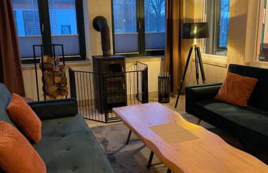 Ferienwohnung mit Kamin und traumhafter Dachterrasse mit Weitblick in die Natur - Foto 1