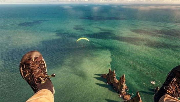 Contemplando el paisaje