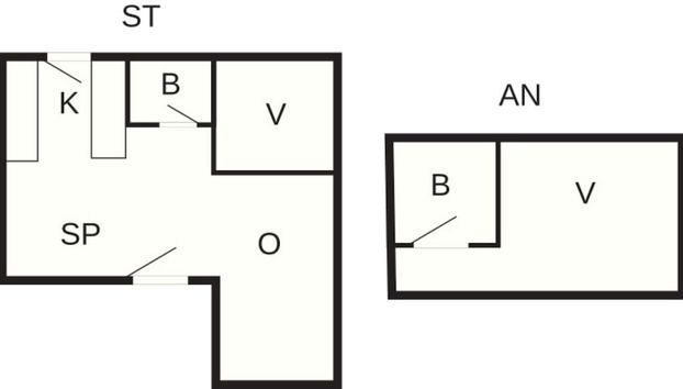 4 Person Holiday Home in Blokhus - Foto 3, Plano