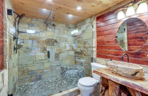 Secluded Cherry Log Cabin with Hot Tub and Swings! - Photo 20
