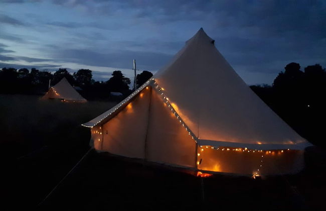 6m xl Bell Tent With log Burner, Near Whitby - Foto 15