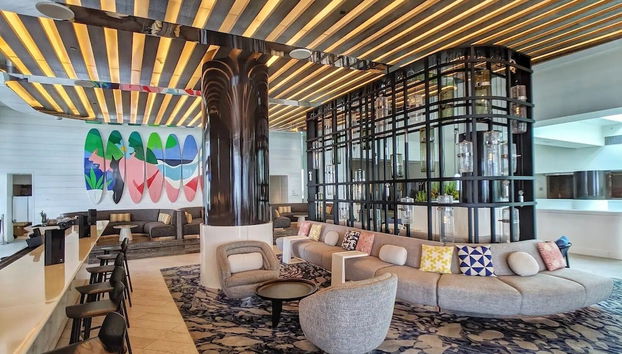 Sala de estar do lobby