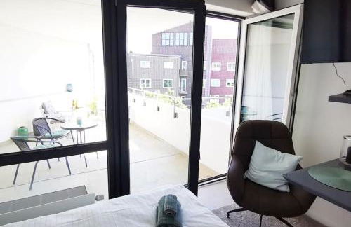 HH 04 by ROCKCHAIR - SUPERHOST Status - Modernes Apartment mit sonnigem Balkon & premium Boxspringbetten in Winterhude - Hamburg Top Geheimtipp - Foto 17