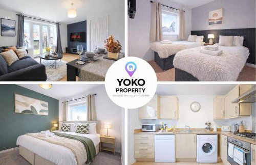 Stylish 3 Bedroom House - Excellent Location - Free Parking, Garden, Fast Wifi, Work Space and Self-Check-In by Yoko Property - Foto 1