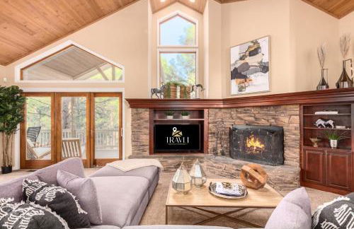 Alpine Estate 5 Showers 3 Fireplace Hot Tub Mtn View - Foto 16