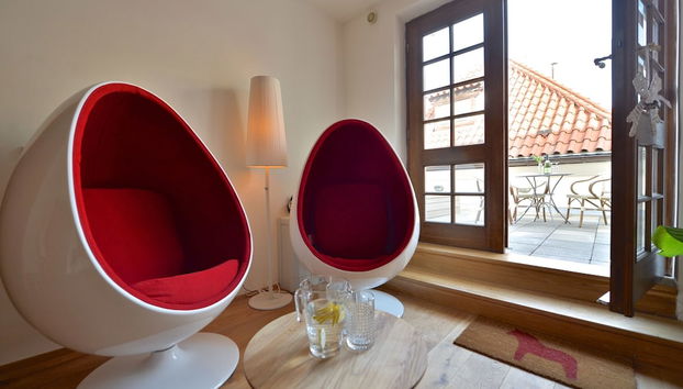 Sala de estar do lobby