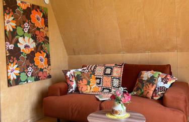 Aframe Tiny Home SILVA with private hot tub - Foto 20