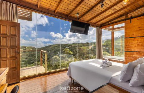 Charmosa cabana com vista incrível na serra VST005 - Photo 1