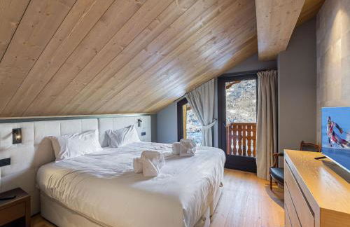 Chalet moderne avec jacuzzi et animaux admis, proche pistes Méribel - FR-1-566-56 - Foto 16