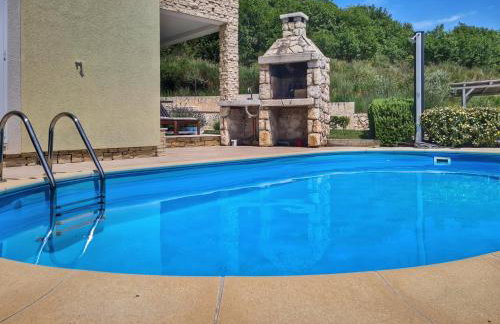 Villa Planina - Idyllisches Ferienhaus mit Pool und Meerblick in Baška - Idyllic Mountain Villa with Pool and Sea View in Baška - Krk - Foto 4